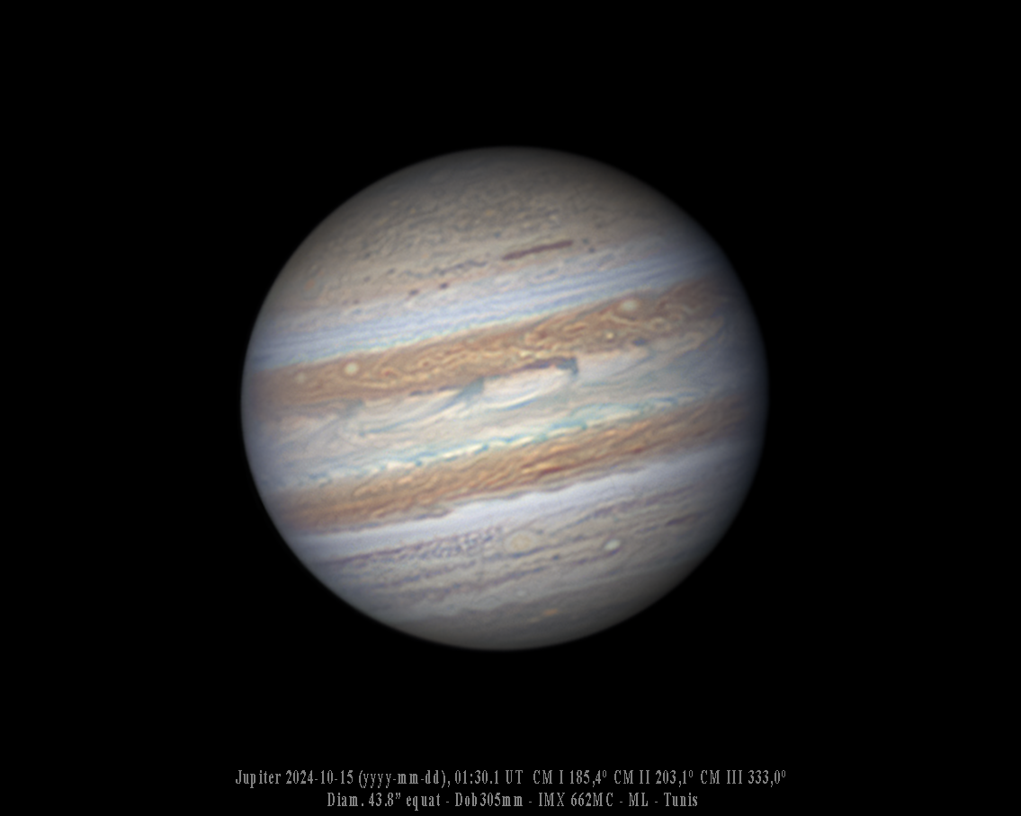 Jupiter depuis Tunis par Makrem Larnaout