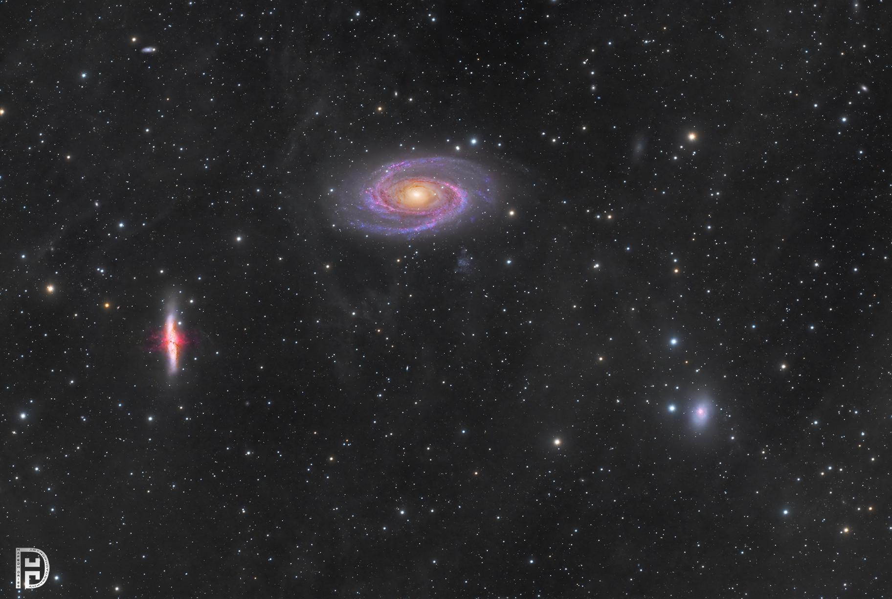 Galaxies M81 et M82 par Daniel H. DRISS