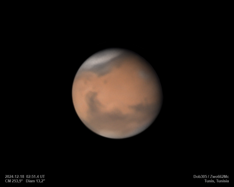 Mars depuis Tunis par Makrem Larnaout